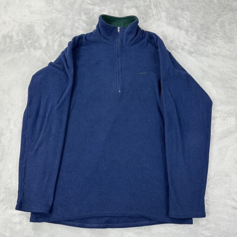 Vintage Patagonia Women's Size Small Capilene Fleece 1/4 Zip Blue Made in USA
